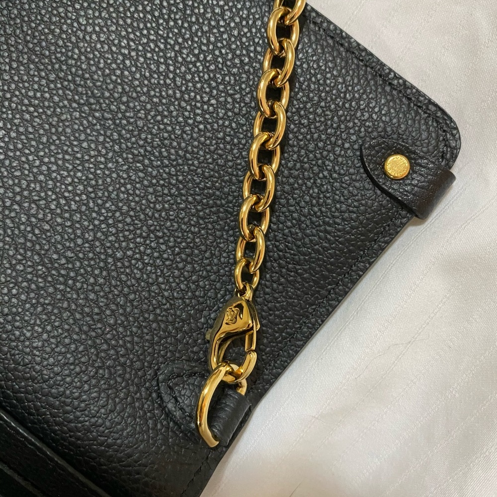 Louis Vuitton Vavin Chain Wallet Monogram Empreinte Leather Black - Picture 8 of 11